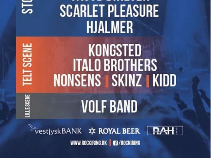 2 BILLETTER TIL ROCK I RINGKØBING