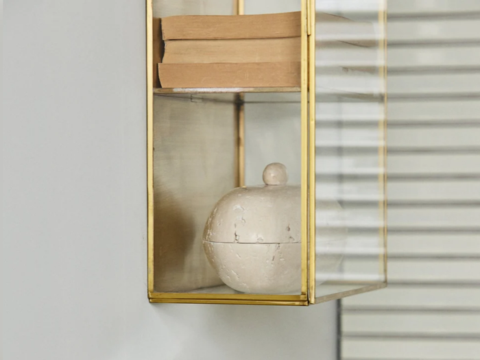 Nordal, Sitra, Krukke, Ivory, Travertine, H:8 x B:8 x L:18 cm