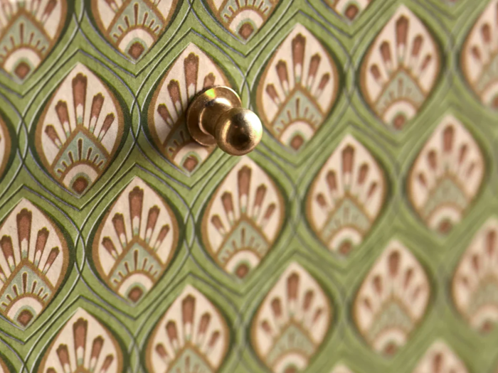 House Doctor, Keep, Opbevaringskasser, Rød, Khaki, Pap, L:15xH:12xB:15 x L:20xH:15xB:20cm