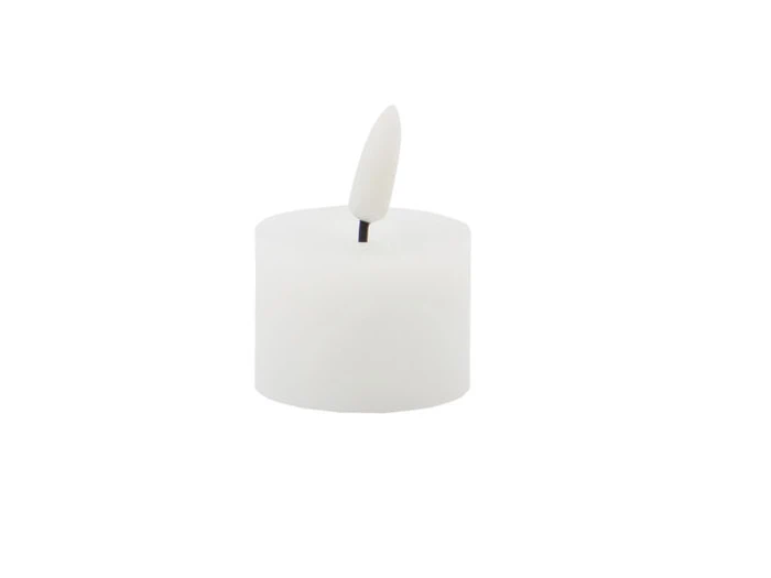 House Doctor, LED-lys, Hvid, Voks, LED, H:6 x Dia:4,5 cm