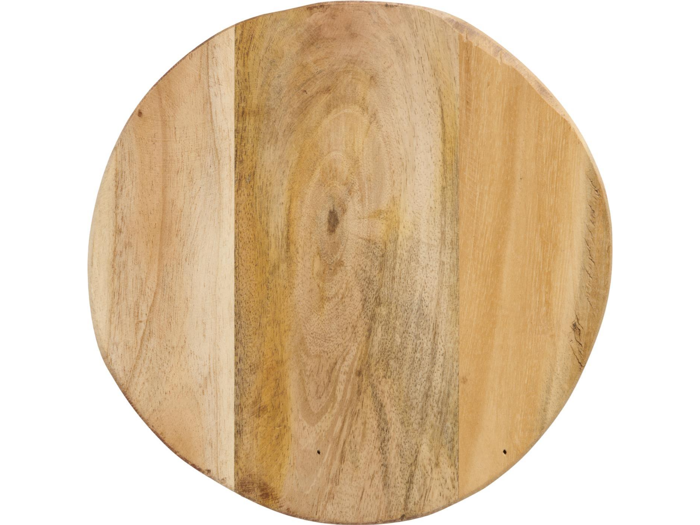 Ib Laursen, UNIKA, Rundt, Dekobræt, Natur, Træ, H:2 x Dia:20 cm