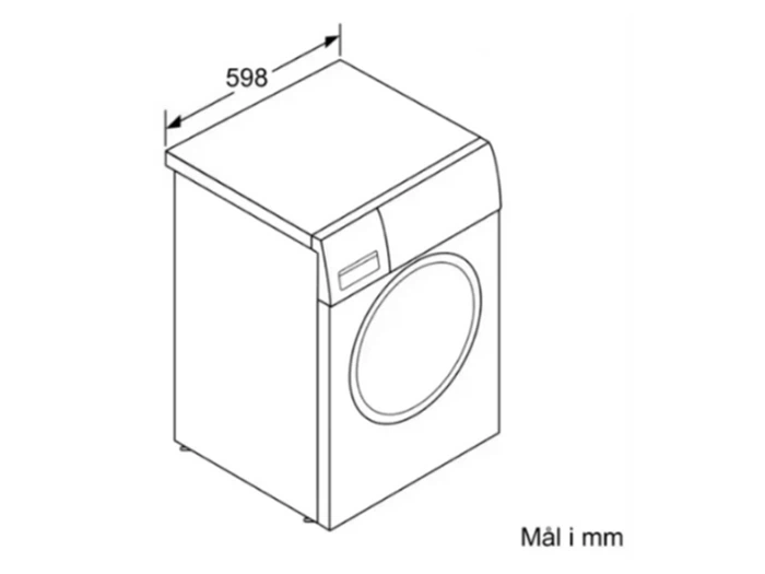 Bosch WAT284P9SN vaskemaskine fra Punkt 1 / Invita Køkken Hobro