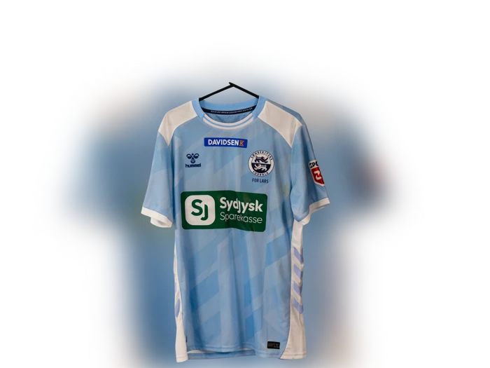 #24 Olti Hysenis trøje "FOR LARS" i L fra kampen mellem Sønderjyske Fodbold - VFF