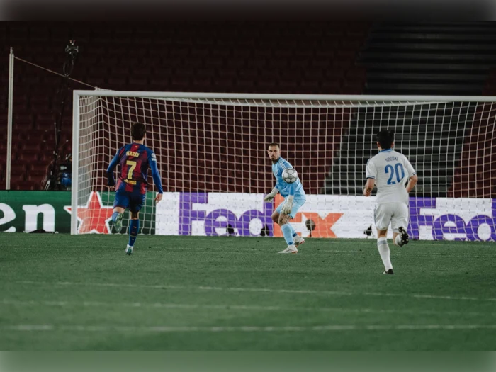 #1 Dominik Kotarskis matchworn trøje fra FC Barcelona - FC København 28. januar 2026