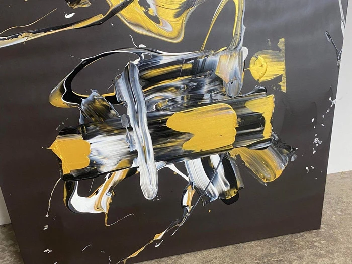 Originalt Maleri: "Less is more #46" 150 x 100 cm fra Jacob Lund Art