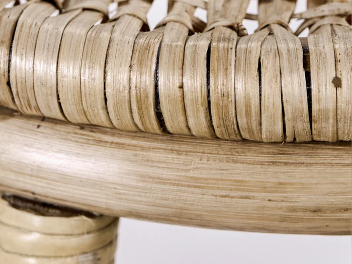 House Doctor, Trenza, Skammel, Natur, Rattan, H:50 x Dia:30 cm