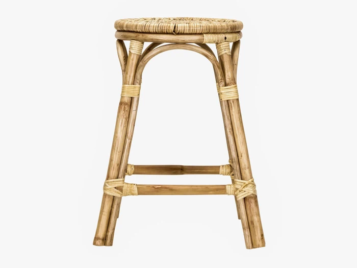 House Doctor, Trenza, Skammel, Natur, Rattan, H:50 x Dia:30 cm