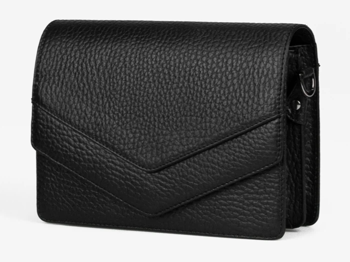 Treats, Athena, Crossbody, Sort, Læder, B:26 x H:16 x D:9,5 cm