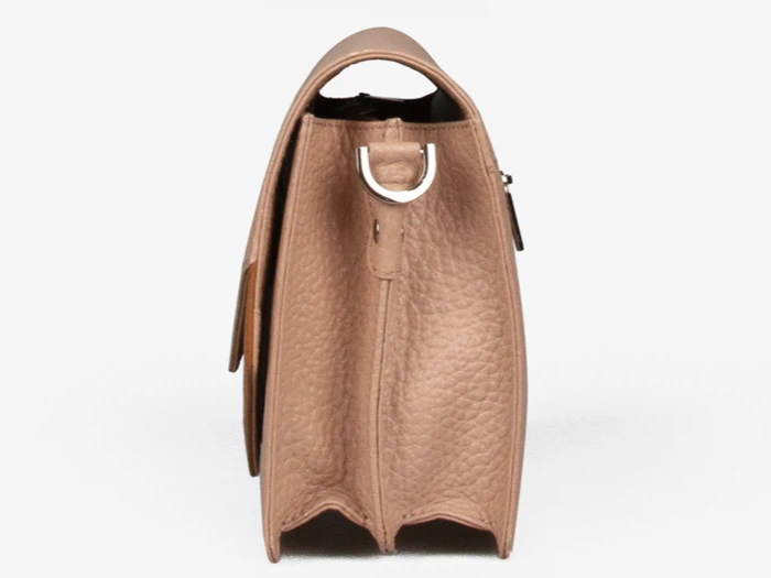 Athena crossbody i nude læder fra Treats