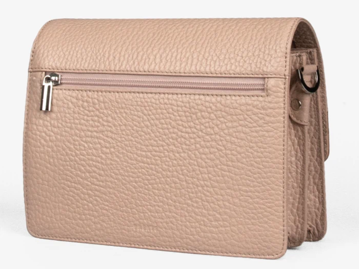 Athena crossbody i nude læder fra Treats