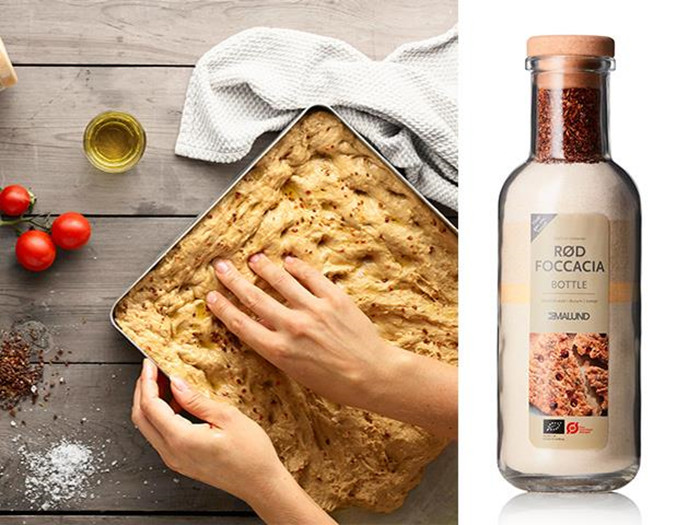 Køkkenmaskine & Malund Bottles - Rød Foccacia