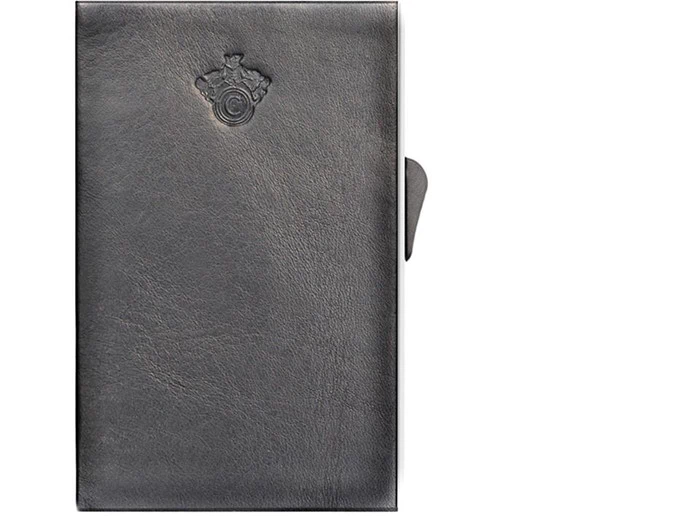 Cab Secure kortholder i sort skind til 6 kort + Hugo Boss  Man 125m