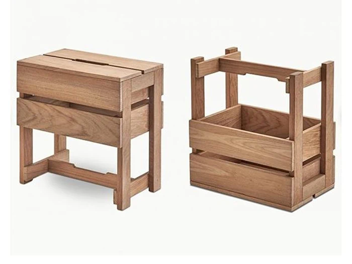 Skagerak Dania Stool/storage - Oak