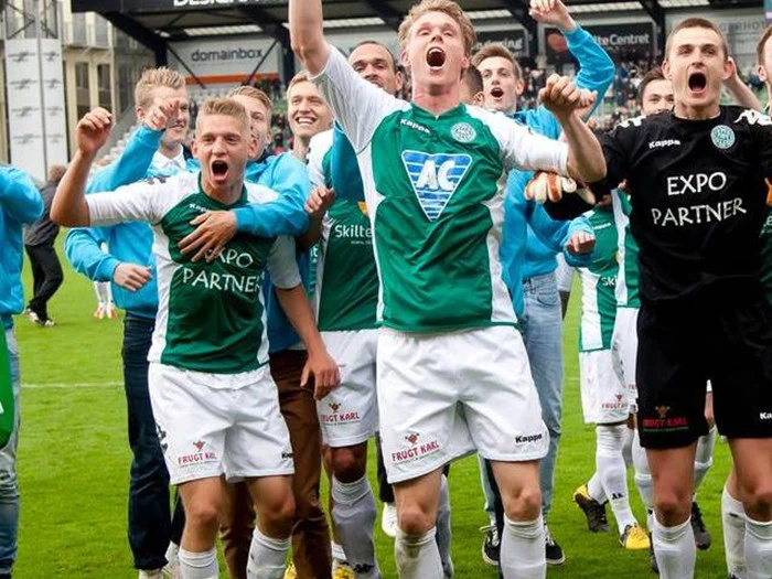 Jeppe Grønning's match worn-trøje fra Viborg FF's 2012-13-sæson