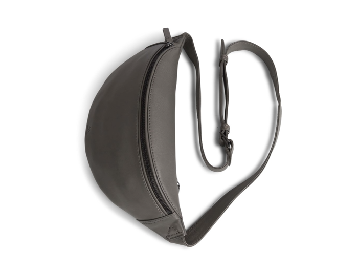 Markberg, Maldivia, Bumbag, Grey Taupe, Læder, H:14 x D:8 x L:32 cm