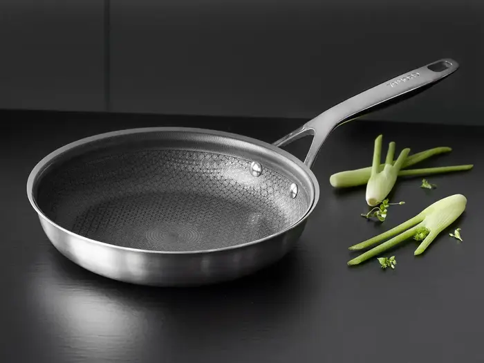 Morsø, 79NORD Hybrid, Stegepande, Stål, Satin finish, Dia:24 x L:46,2 x H:9,2 cm