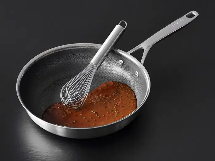 Morsø, 79NORD Hybrid, Stegepande, Stål, Satin finish, Dia:24 x L:46,2 x H:9,2 cm