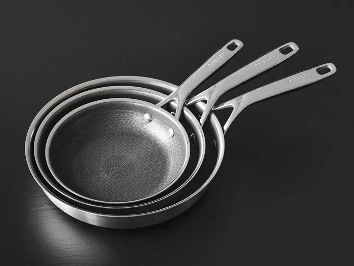 Morsø, 79NORD Hybrid, Stegepande, Stål, Satin finish, Dia:20 x L:39,3 x H:8,2 cm