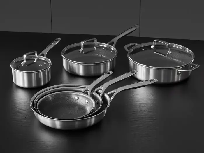 Morsø, 79NORD Hybrid, Stegepande, Stål, Satin finish, Dia:28 x L:50,3 x H:10,2 cm