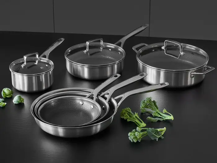 Morsø, 79NORD Hybrid, Stegepande, Stål, Satin finish, Dia:20 x L:39,3 x H:8,2 cm