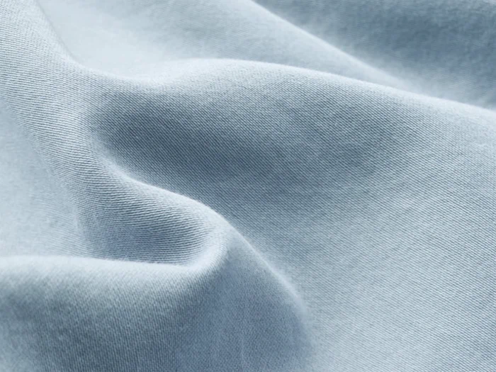 Sekan Studio, 2 Sæt, Satin, Sengesæt, Dueblå, 100% økologisk bomuld, B:140 x L:200 / B:60 x L:63 cm