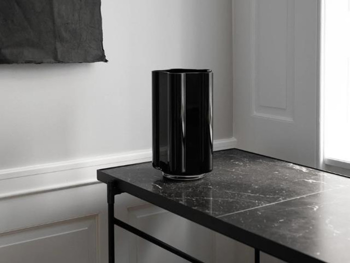 Louise Roe, Funki Vase, Rounded, Sort, Ø:21 H:34 cm