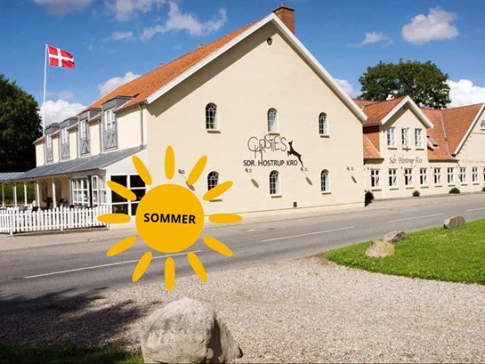 5-retters Gourmetophold for 2 på Christies Sdr. Hostrup Kro - 20 minutter fra grænsen