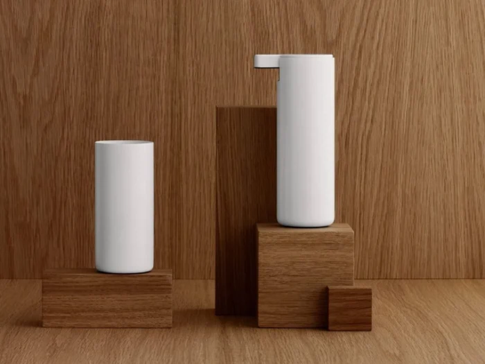 Blomus Modo Tandbørste Krus, hvid - Ø5,5xH12