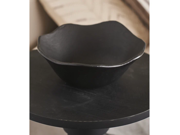 Holmen, Nero, Skål, Sort, Metal, H:8,5 x Dia:21,5 cm