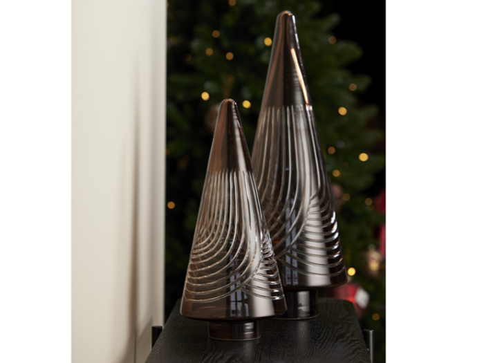 Holmen, Matera, Træ, Brun, Glas, Dia:19 x H:48 cm