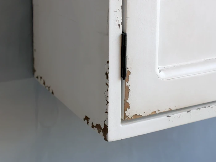 Chic Antique, Skab, m. 1 låge, Antique creme, Grantræ, MDF, Krydsfiner, L:35 x B:19,5 x H:50 cm