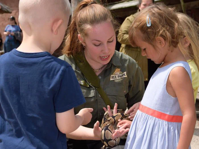Dyrepasser for en dag ved Ree Park