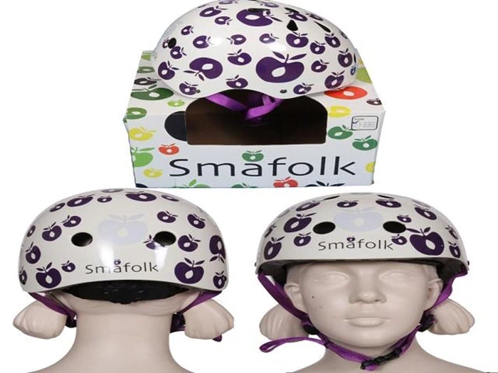 Lilla æble-cykelhjelm fra Småfolk