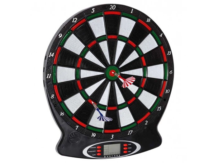 Elektronisk dartspil. Inkl. 6 pile.
