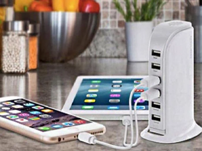 3 dele elektronik USB oplader-Powerbank- Bluetooth højtaler