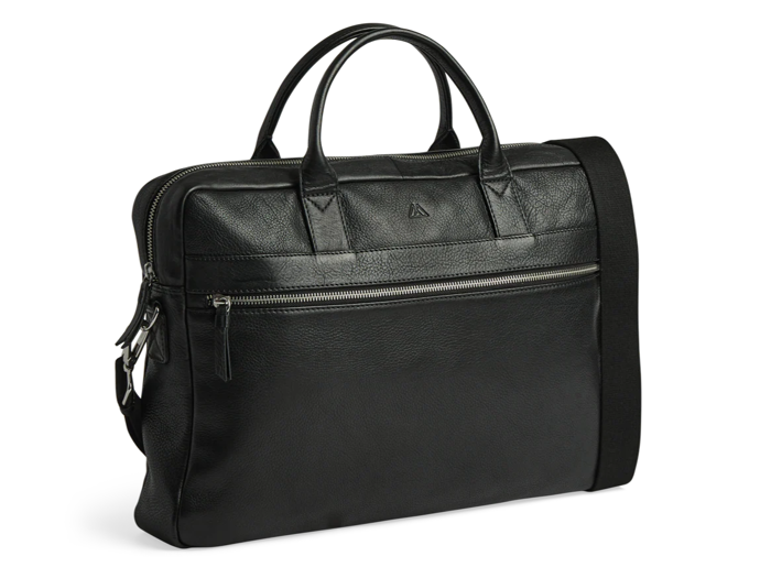 Markberg, Vincent, Computer taske, Sort, Læder, B:41 x H:28 x D:7 cm