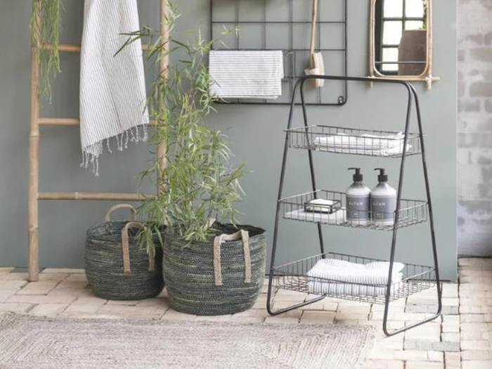 Brooklyn metal reol med kurve fra Ib Laursen