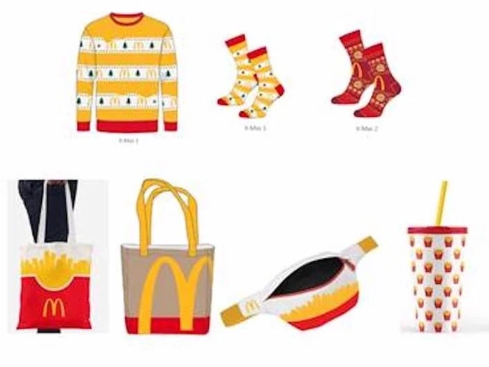 McDonalds rygsæk med lækkert indhold