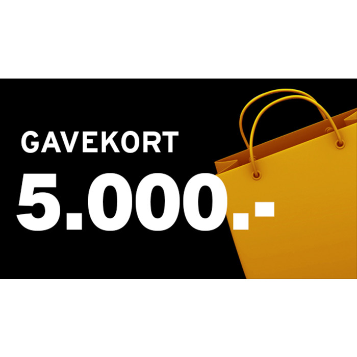 Gavekort på 5.000,- til køb af  køkken og bad hos Vilsund Køkkencenter