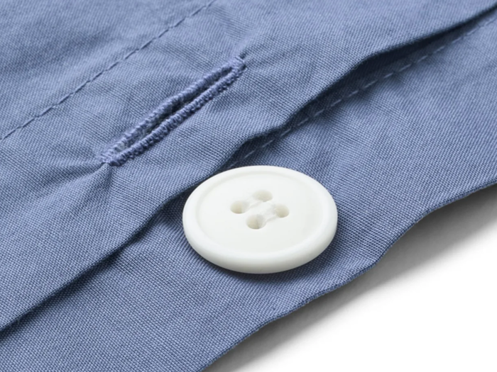 Sekan Studio, 2 Sæt, Percale, Sengesæt, Navy, 100% økologisk bomuld, B:140 x L:200 / B:60 x L:63 cm