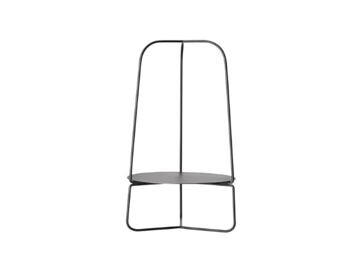 Auka flower stand Charcoal i metal fra Woud