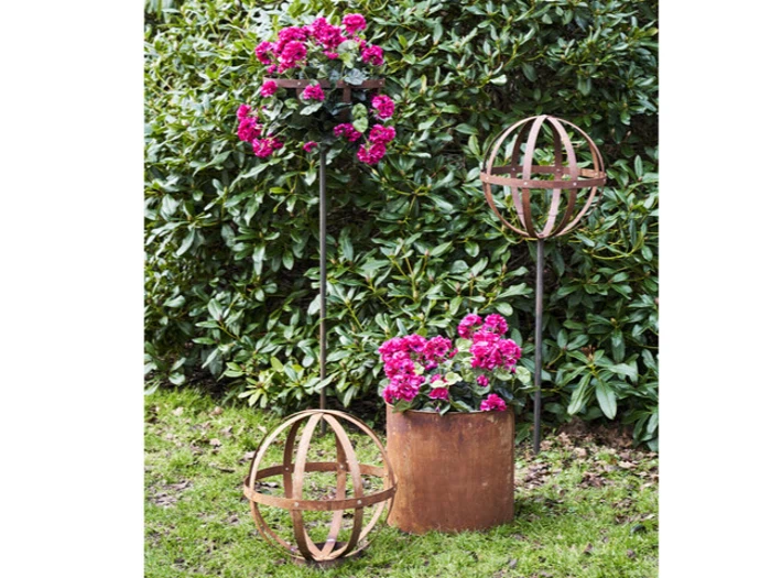 Lauvring, Cooper, Bauble, Brun, Rust, Jern, Dia:40 x H:22 cm