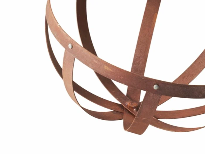 Lauvring, Cooper, Bauble, Brun, Rust, Jern, Dia:40 x H:22 cm