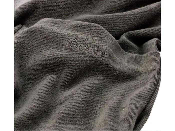 Södahl, Cosy, Morgenkåbe, Grå, 80% Økologisk Bomuld, S/M