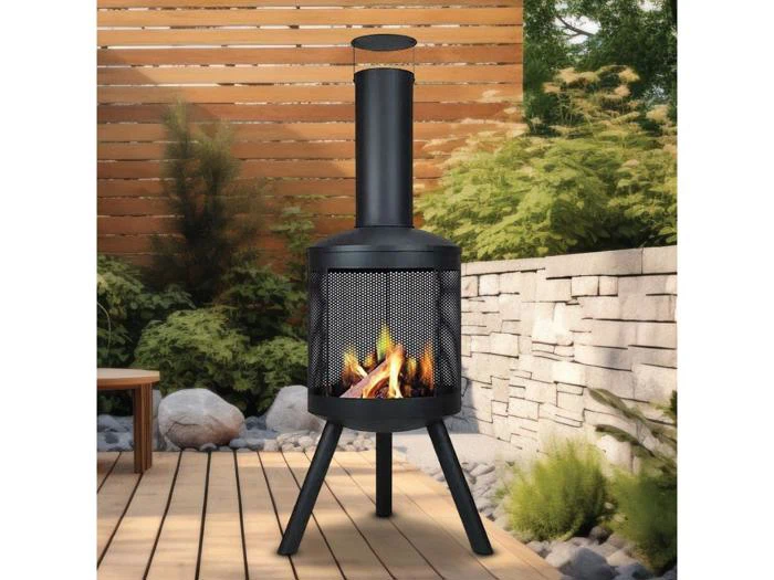 Havepejs i stål 39X39X127,5cm