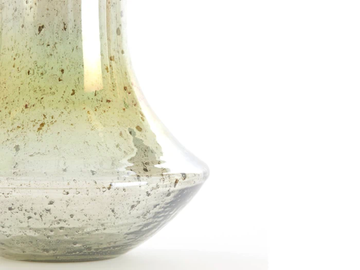 Light & Living, LEANNA, Vase, Grøn, Glas, Ø:25 x H:40 cm