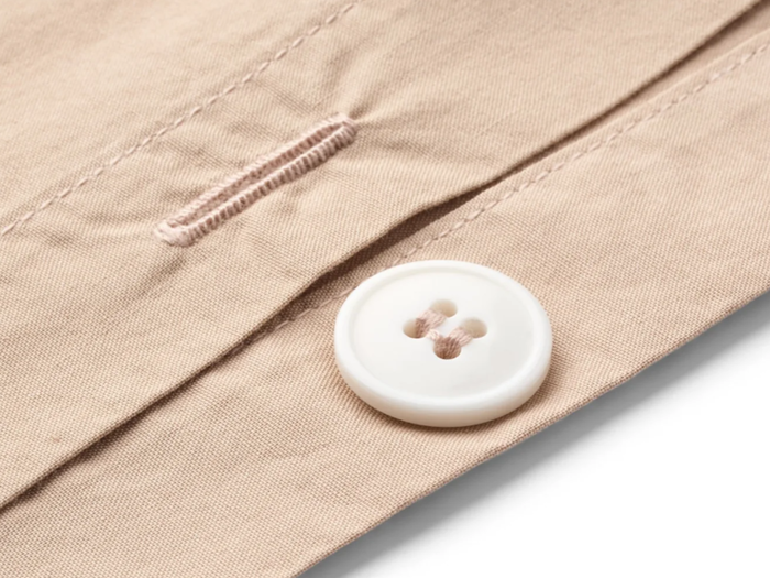 Sekan Studio, 2 Sæt, Percale, Sengesæt, Valnød, 100% økologisk bomuld, B:140xL:200 / B:60xL:63 cm