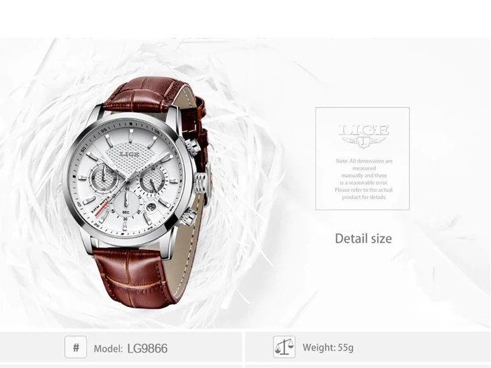 Design ur med læderrem