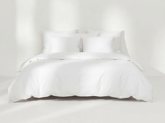 Sekan Studio, 2 Sæt, Percale, Sengesæt, Hvid, 100% økologisk bomuld, B:140 x L:200 / B:60 x L:63 cm