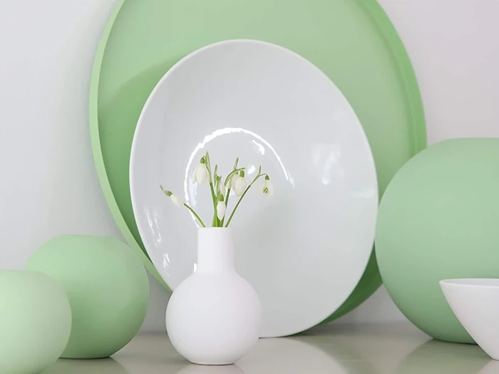 Cooee Design, Plate, Fad, Hvid, Keramik, Dia:29 cm